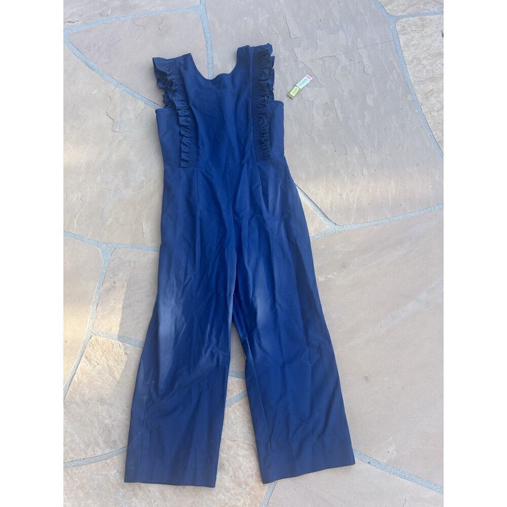 NWT Women's Gianni Bini Jumpsuit Navy 12 JW